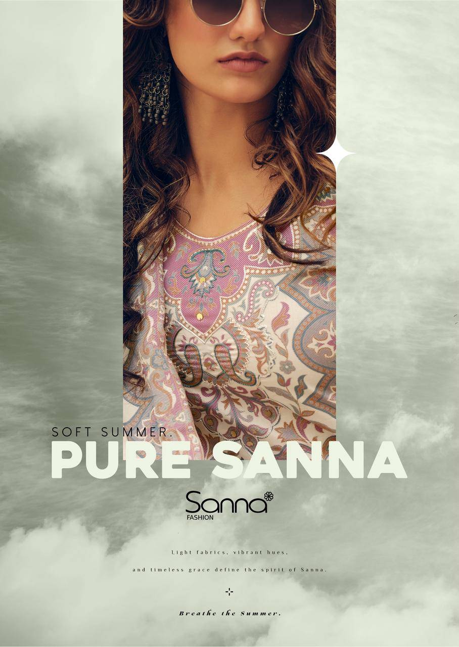  Tropical stories by SANNA FASHION 11173 To 11178 Series Beautiful Fancy Stylish Colourful casual wear Pure Milanz cottonDresses At Wholesale Price